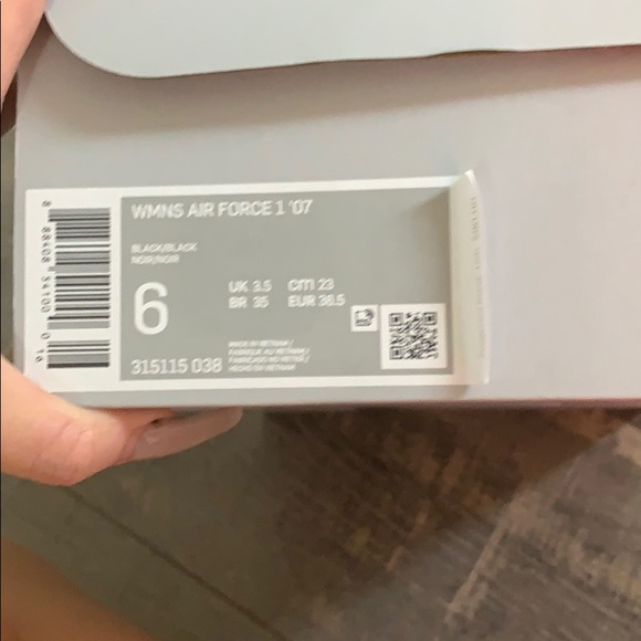 BLACK air force ones BRAND NEW - Picture 4 of 5